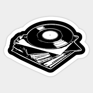 Vinyl LP Stack Sticker